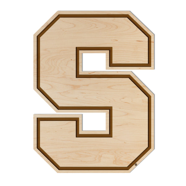 Syracuse, University of Wall Hanging Block S Logo