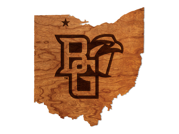 Bowling Green State University Wall Hanging Falcon on State
