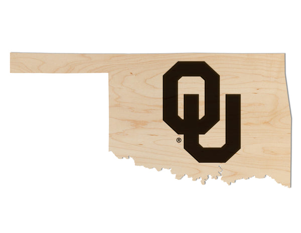 Oklahoma University Wall Hanging OU on State