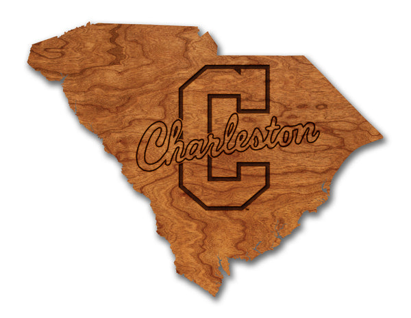 College of Charleston Wall Hanging Logo on State