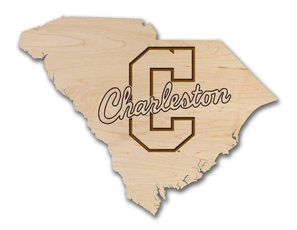 College of Charleston Wall Hanging Logo on State