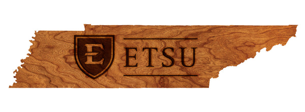 East Tennessee State University Wall Hanging ETSU on State
