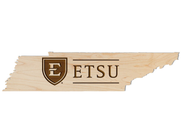 East Tennessee State University Wall Hanging ETSU on State