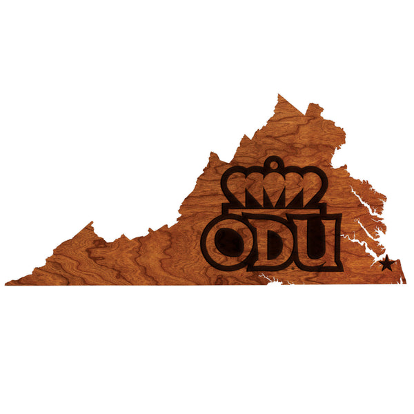 Old Dominion University Wall Hanging Old Dominion University ODU on Outline