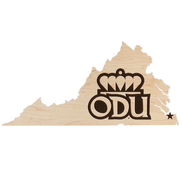 Old Dominion University Wall Hanging Old Dominion University ODU on Outline
