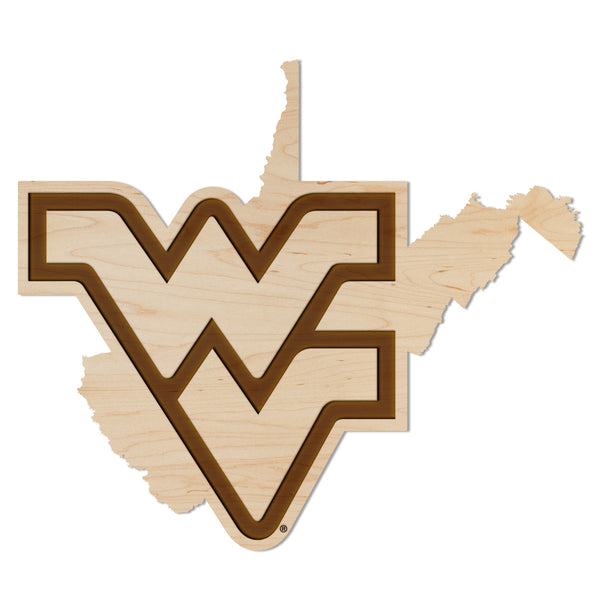 West Virginia Wall Hanging Flying WV on State