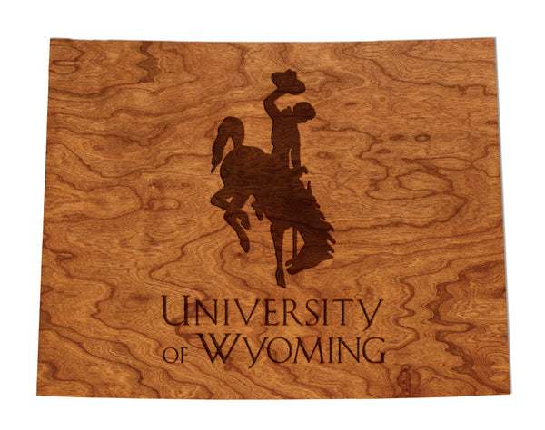 Wyoming Wall Hanging Stacked on State