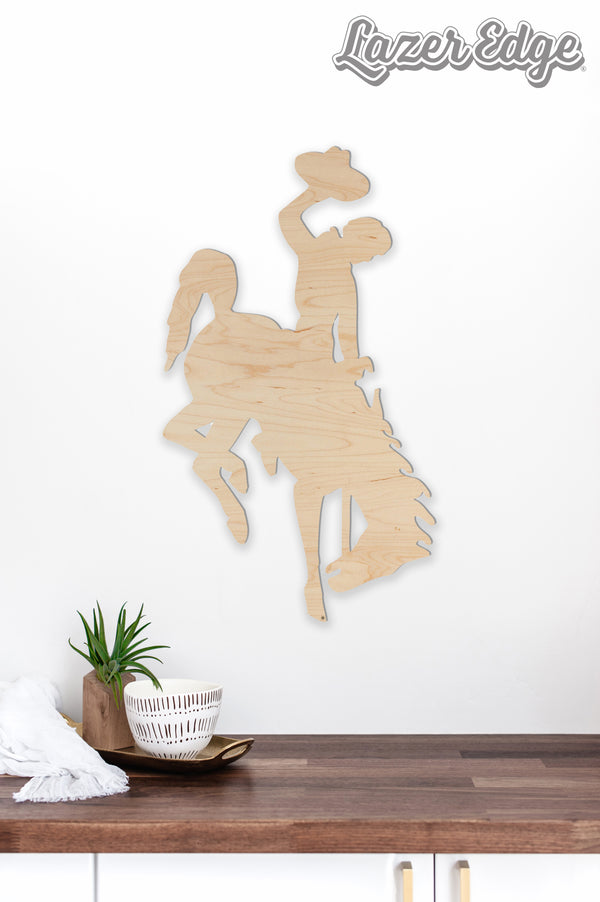 Wyoming Wall Hanging Bucking Horse