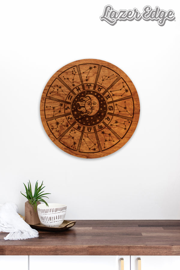 Zodiac Wall Hanging Zodiac Wheel