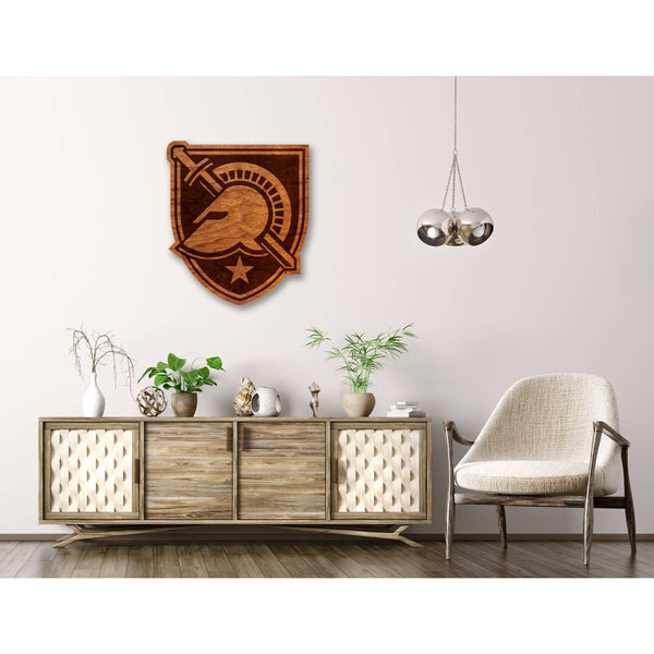 Army - Wall Hanging - Logo - Knight Helmet on Shield Wall Hanging LazerEdge 