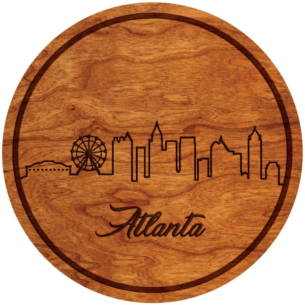 Atlanta Skyline Coaster Coaster Shop LazerEdge Cherry 