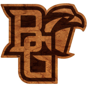 Bowling Green State University - Wall Hanging - Logo Cutout - BG with Falcon Wall Hanging Shop LazerEdge 