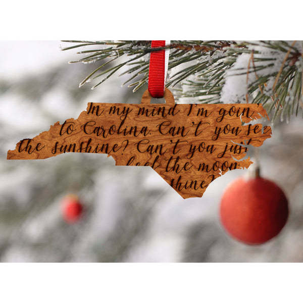 "Carolina in My Mind" North Carolina Ornament Ornament LazerEdge 