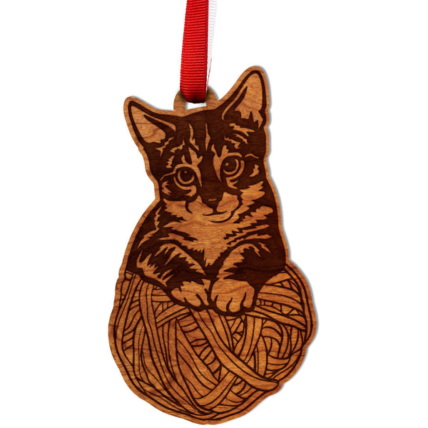 Cats - Ornament Ornament LazerEdge Cherry Dark 