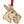 Load image into Gallery viewer, Central Missouri Mules Ornament – Crafted from Cherry and Maple Wood – Click to see Multiple Designs Available – The University of Central Missouri Ornament Shop LazerEdge Maple Mule Logo 
