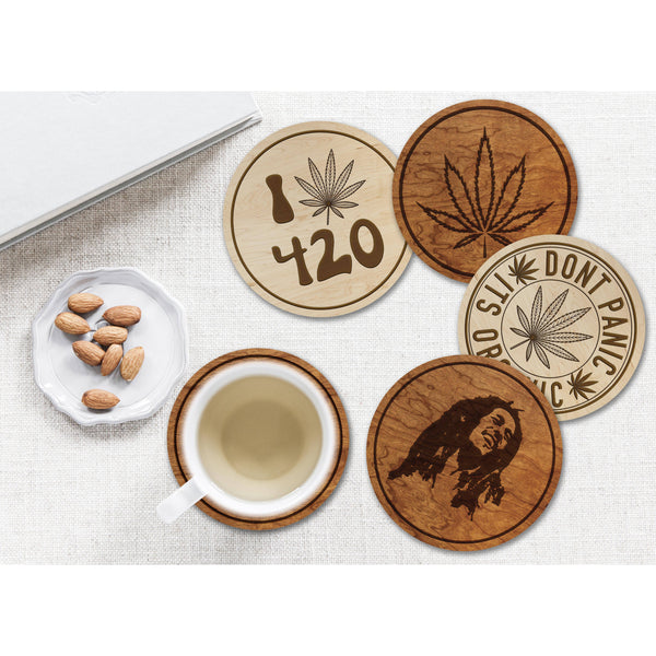 Coaster - Hemp Shop LazerEdge 