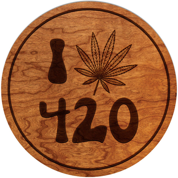 Coaster - Hemp Shop LazerEdge Cherry 420 