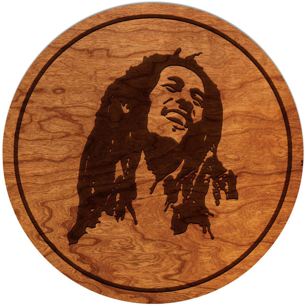Coaster - Hemp Shop LazerEdge Cherry Bob Marley 