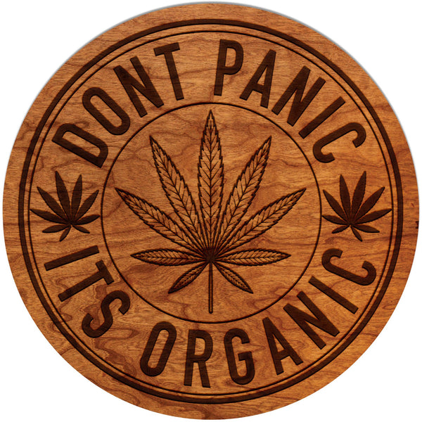 Coaster - Hemp Shop LazerEdge Cherry Don't Panic 