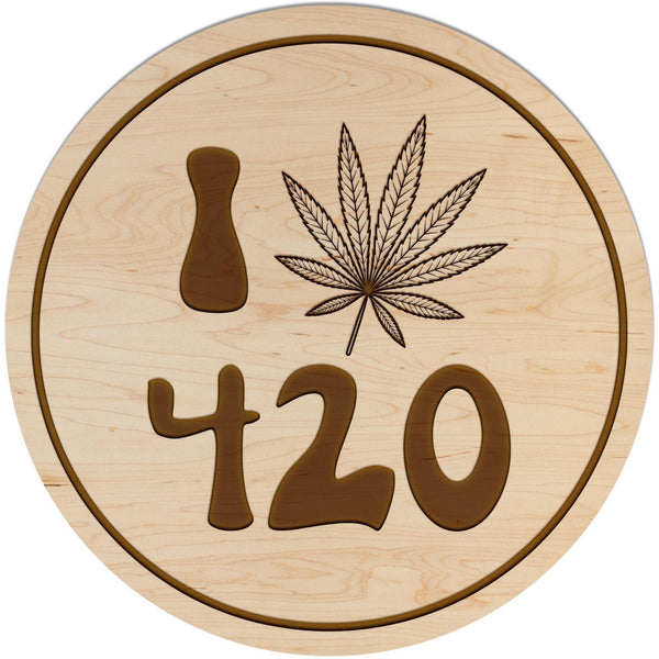 Coaster - Hemp Shop LazerEdge Maple 420 