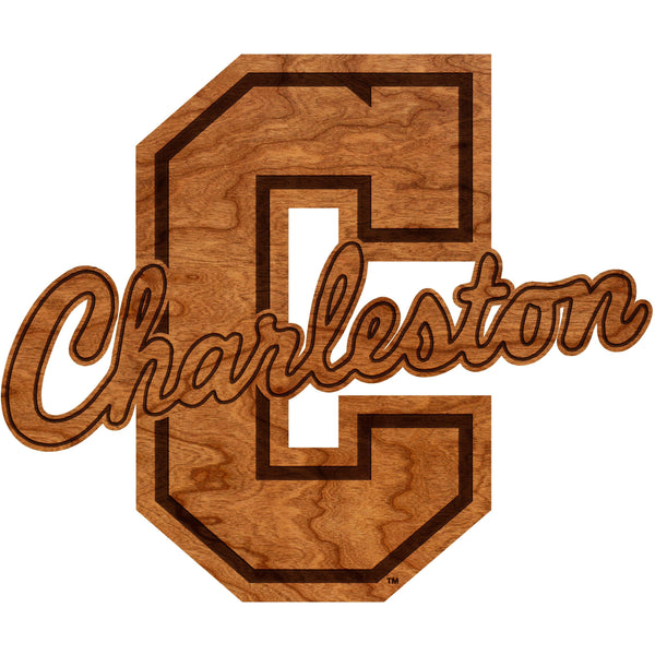 College of Charleston - Wall Hanging - Logo Cutout - Charleston C Wall Hanging Shop LazerEdge 