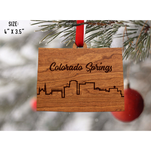 Colorado Skyline Ornament Ornament LazerEdge 