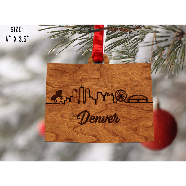 Colorado Skyline Ornament Ornament LazerEdge 