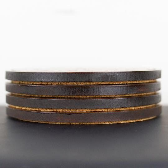 HANDCRAFTED BRASS COASTERS - Set of 4 by Gentner Design – gentner design