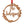 Load image into Gallery viewer, Custom Wedding Ornament - &quot;Wreath&quot; Design with Custom Last Name Ornament LazerEdge Cherry 
