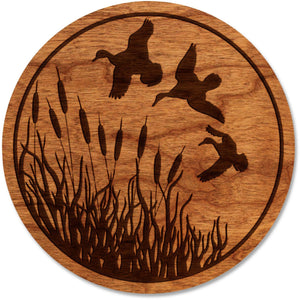 Duck Hunting Coaster - Ducks Coaster Shop LazerEdge Cherry 