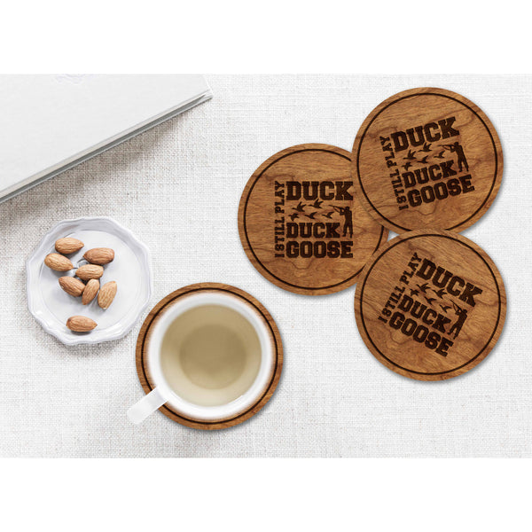 Duck Hunting Coaster - "I still play duck duck goose" Coaster Shop LazerEdge 