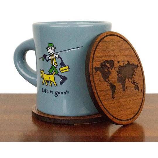 Duck Hunting Coaster - Spaniel with Duck Coaster Shop LazerEdge 