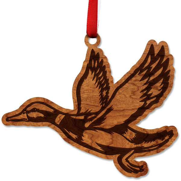 Duck Hunting Ornament - Duck Ornament LazerEdge Cherry 