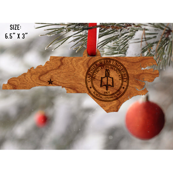 Gardner Webb University "Bulldogs" Ornament - Various Designs Available Ornament LazerEdge 