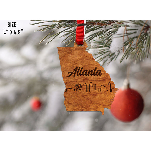 Georgia Skyline Ornament Ornament LazerEdge 