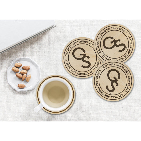 Georgia Southern Eagles Coaster GS Logo w/Georgia Southern University Coaster LazerEdge 