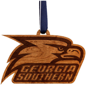 Georgia Southern University - Ornament - Eagle Head Logo Ornament LazerEdge 