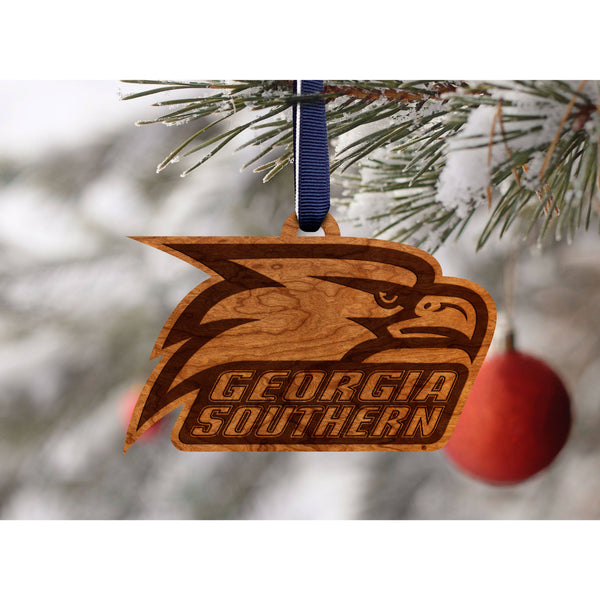 Georgia Southern University - Ornament - Eagle Head Logo Ornament LazerEdge 