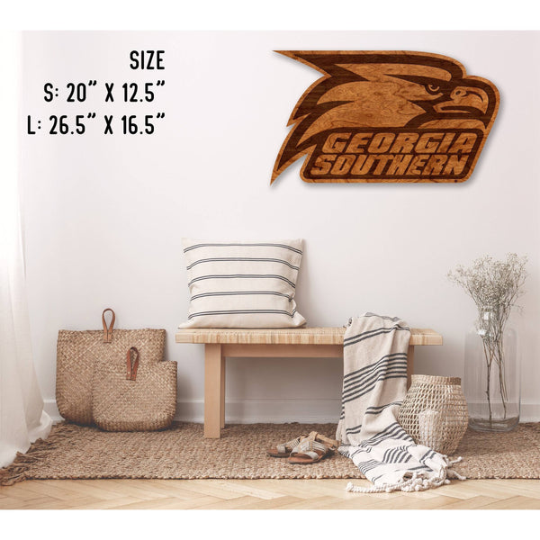 Georgia Southern University - Wall Hanging - Crafted from Cherry or Maple Wood Wall Hanging Shop LazerEdge 