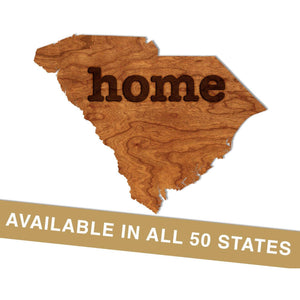 "Home" State Outline Wall Hanging (Available In All 50 States) Wall Hanging Shop LazerEdge 