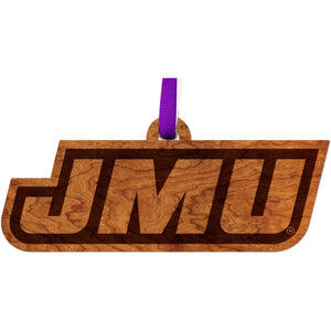 James Madison University - Ornament - Logo - JMU Letters Ornament LazerEdge 