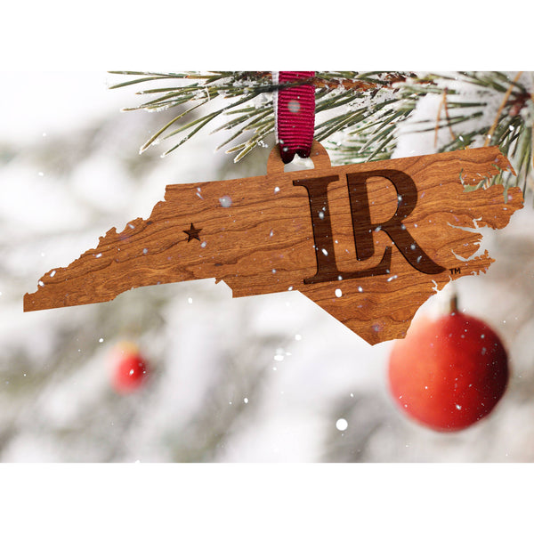 Lenoir-Rhyne - Ornament - Crafted from Cherry or Maple Wood Ornament LazerEdge 