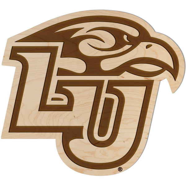 Liberty University - Wall Hanging - Crafted from Cherry or Maple Wood Wall Hanging Shop LazerEdge Standard Maple Liberty University Logo