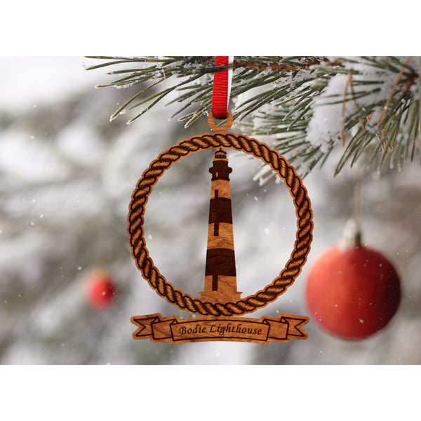 Lighthouse Ornament - Bodie Lighthouse Ornament LazerEdge 