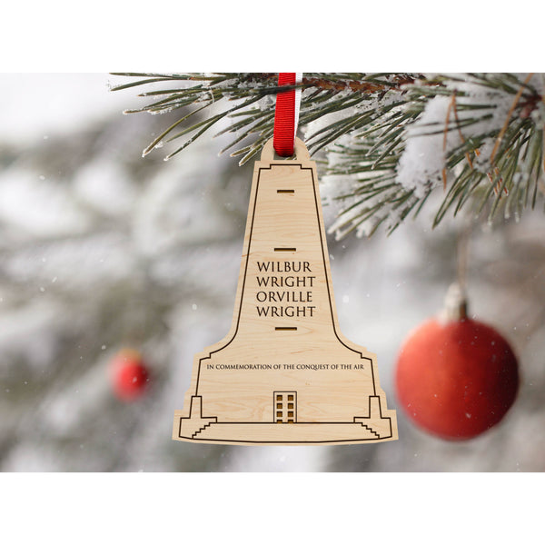 Lighthouse Ornament - Wright Memorial Ornament LazerEdge 