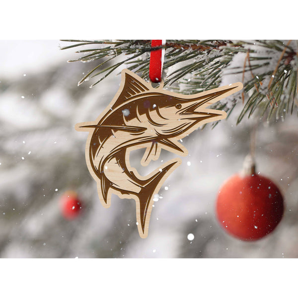 Marlin Fish Ornament Ornament LazerEdge 