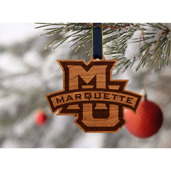Marquette University - Ornament - Logo Cutout - MU Logo Ornament Shop LazerEdge 