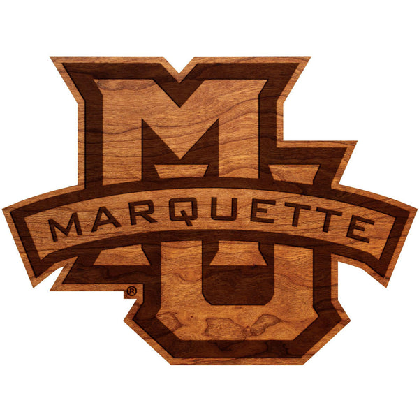 Marquette University - Wall Hanging - Logo Cutout - MU Logo Wall Hanging Shop LazerEdge 