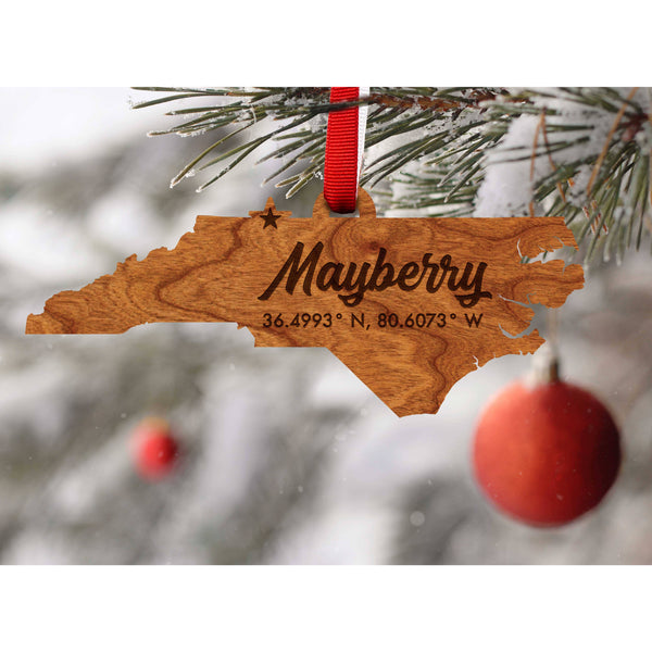 Mayberry Ornaments Shop LazerEdge Cherry Mayberry, NC Coordinates 