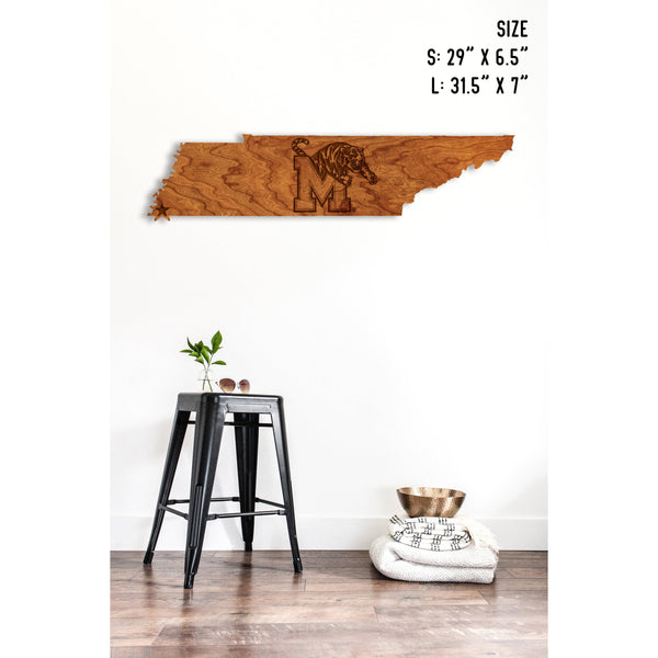 Memphis - Wall Hanging - Crafted from Cherry or Maple Wood Wall Hanging LazerEdge 
